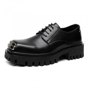 V05 Мужские повседневные туфли с низким верхом, черные