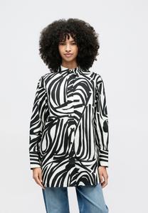 Блуза Marimekko NILA JOKURAITA, Off White/Black/Off-White
