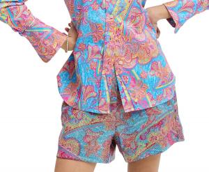 Приталенная рубашка из стрейч-хлопка в разноцветную пайку Robert Graham, мультиколор