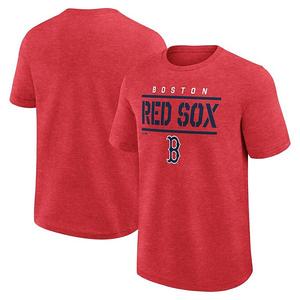 Мужская футболка top notch boston red sox с логотипом в цвете heather red Unbranded