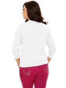 Вязаный кардиган heine, mottled white