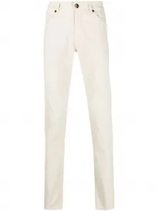 Прямые брюки средней посадки PT Torino, нейтральный