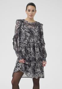 Платье Kaffe ALICA, Black/Grey Abstract Graphic/Black