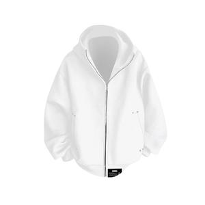 Толстовка Unisex Hooded Moderate Cardigan ZIAREL, heather серый белый