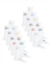 Jack & Jones Теннисные носки JACDIRECT, упаковка из 20 штук, белые