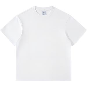 Футболка унисекс NOTHOMME, полностью белая 280 г улучшенная, свободный крой