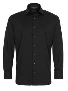 Рубашка с длинным рукавом Eterna, черный