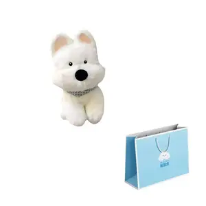 Мягкая и очаровательная плюшевая игрушка вест хайленд терьер реалистичная плюшевая кукла высота 25см/35см Nodding Bud Bug