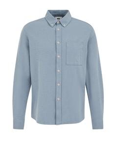 Рубашка на пуговицах классического кроя WE Fashion, светло-голубой