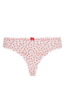 Стринги K/heart Karl Lagerfeld, белый