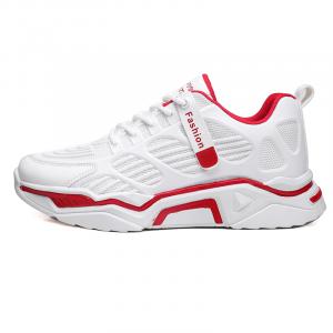 Sportful Скользоустойчивые износостойкие дышащие массивные низкие кроссовки мужские бело-красные, цвет White Red