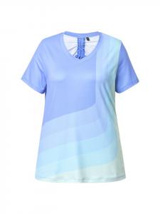 Рубашка сапфирово-синего цвета Ulla Popken