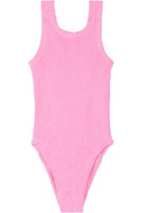 Детский розовый классический купальник Hunza G