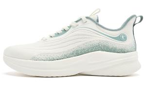 Кроссовки Light LITE мужские с низким верхом цвета слоновой кости Mountain Shadow Green Qiaodan