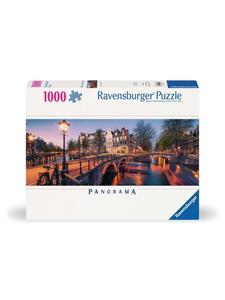 Пазл Ravensburger, 1000 деталей, «Вечер в Амстердаме» (цветной)