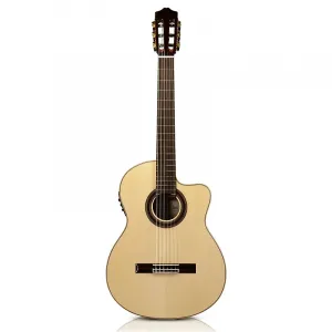 Cordoba GK Studio Negra - верх из массива европейской ели, задняя и боковые стороны из розового дерева с пьезозвукоснимателем