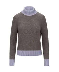 Свитер с высоким воротником Grazay K-Way, коричневый