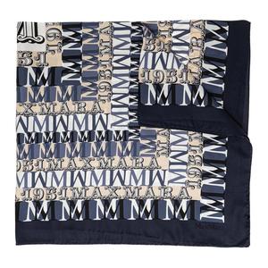 Шарф All Over Printed от Max Mara 'S MAX MARA, синий