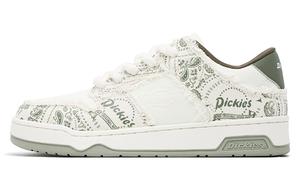 Низкие кеды для скейтбординга унисекс белый фарфоровый серый Dickies, белый фарфоровый серый/женские