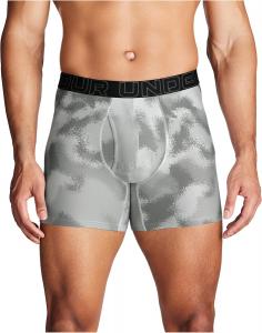 Under Armour мужские боксеры Tech 6-дюймовые, 1 шт, White Diffuse Print