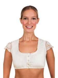 Edelnice Блузка для дирндля кремово-белого цвета