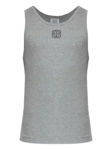 Майка с принтом Vetements, серый