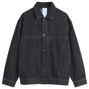 Джинсовая куртка с восьмиугольной нашивкой Ebit, черный