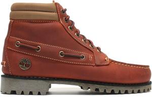 Timberland мужские ботинки Authentic Mid из цельнозерновой кожи, Medium Orange