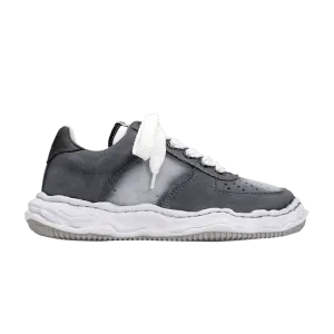 Кроссовки Maison Mihara Yasuhiro Wayne Low 'Sprayed Canvas - Black', черный