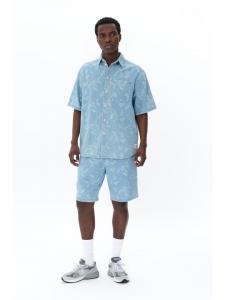 Шорты MAlyle прямого кроя из светлого стираного денима Matinique