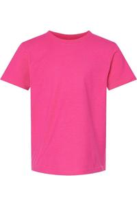 Футболка Tultex Youth Fine Jersey, фуксия