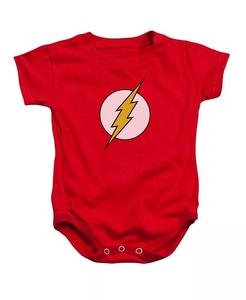 Комбинезон с логотипом DC Baby для девочек DC Baby DC Comics Flash, красный
