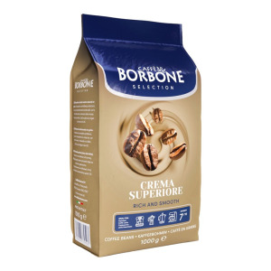 Кофе Borbone Selection Crema Superiore 1000г | кофе в зернах 60% арабика - 40% робуста | Полностью автоматические машины и портафильтры Caffé Borbone