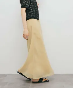 Прозрачная узкая юбка Kbf, цвет Yellow Beg