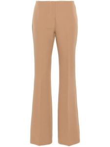 ERMANNO FIRENZE брюки с вышитым логотипом, коричневый