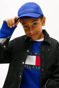 Хлопковая бейсболка Tommy Hilfiger, синий