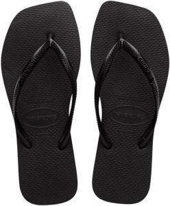 Havaianas Women Slim Square Sandals- классические сандалии с квадратным носком, серый