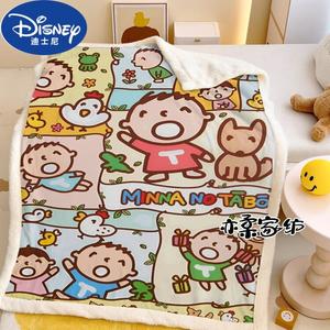 Disney Плед флисовый 100х150 см, двусторонний, утолщенный, с принтом Pattern 5