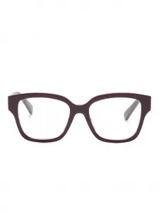Очки Tubogas в прямоугольной оправе Bvlgari, фиолетовый
