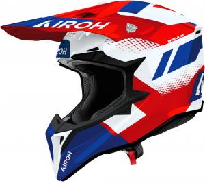 Мотокроссовый шлем Airoh wraaap vision, White/Blue/Red