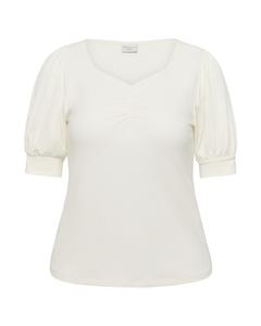 Блуза KAFFE CURVE KCsissy, белый