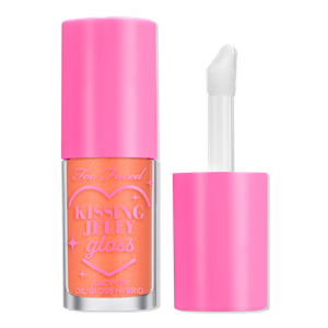 Увлажняющий блеск для губ Kissing Jelly Too Faced, Peach Rings (shimmering peachy-orange)