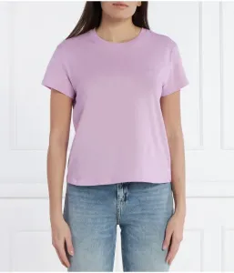 Футболка regular fit Patrizia Pepe, лавандовый