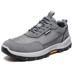 Амортизирующие противоскользящие дышащие низкие повседневные туфли для мужчин BAKE, Gray