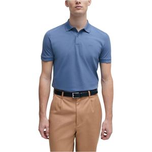 Logo-appliqué Polo Shirt HUGO BOSS, светло-голубой