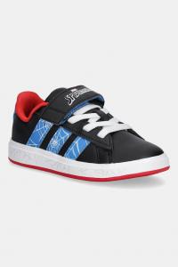 Детские кроссовки Grand Court Spider-Man Adidas, черный