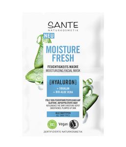 Медицинская маска Sante Moisture Fresh – Feuchtigkeitsmaske Hyaluron, Squalan & Bio-Aloe Vera, 8 ml