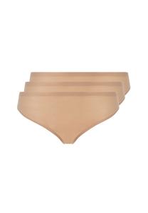 Набор из 3 стрингов - Soft Stretch CHANTELLE, цвет Nude One Size