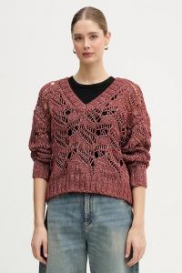 Свитер из шерстяной смеси Sisley, красный