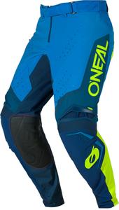 Мотокроссовые штаны Oneal prodigy five five, Blue/Fluo Yellow